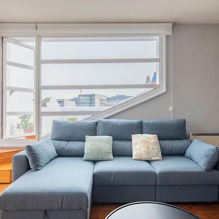 Apartamento Centrico Atico Frente Al Mar Vigo Exterior foto