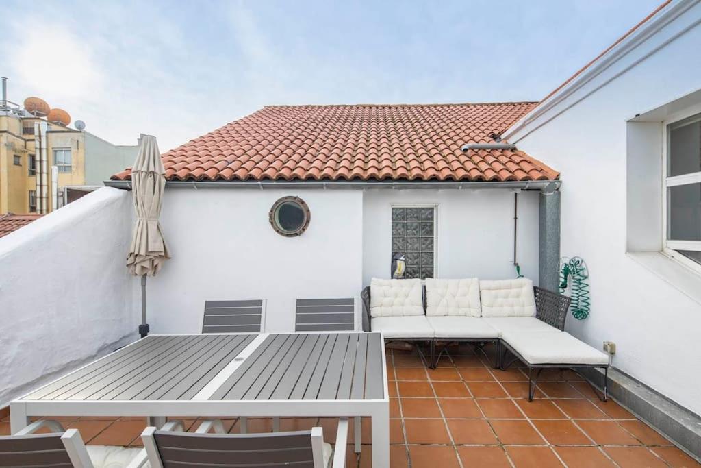 Apartamento Centrico Atico Frente Al Mar Vigo Exterior foto